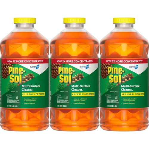 Vista 14 de CloroxPro Pine-Sol Limpiador multisuperficie, limpiador multiusos, pino original, 80 onzas líquidas (el paquete puede variar)