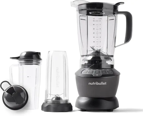 Vista 2 de NutriBullet Set de licuadora de tamaño completo de 1200 W – NBF50500 - Gris oscuro