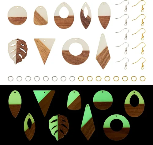 Vista 34 de Colgante de madera de resina, Resina, No es una piedra preciosa