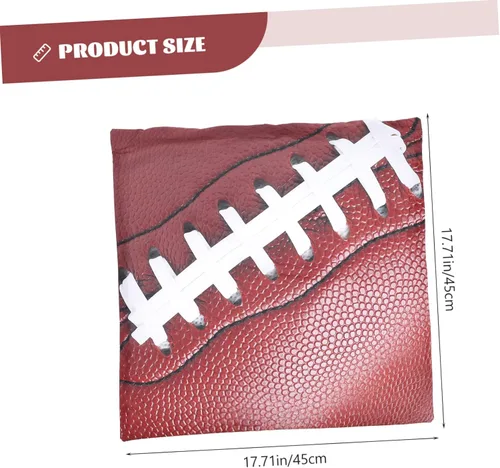 Vista 3 de NOLITOY 5pcs Decorative Cushion Cover Couch Pillow Cover Decorative Pillows for Bed Throw Pillow Cushion Cover Soccer Texture Throw Soccer Cushion