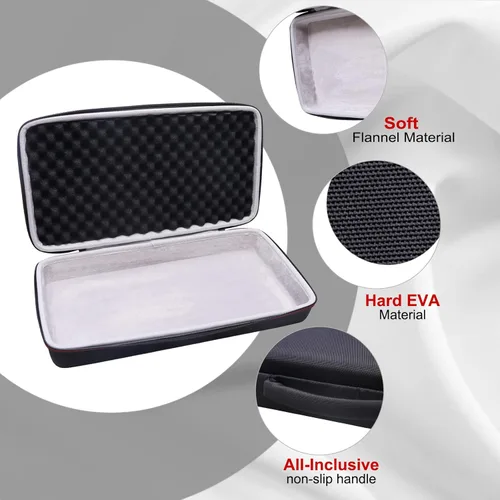 Vista 3 de LTGEM - Funda rígida para M-Audio Oxygen Pro Mini - Controlador de teclado MIDI USB de 32 teclas