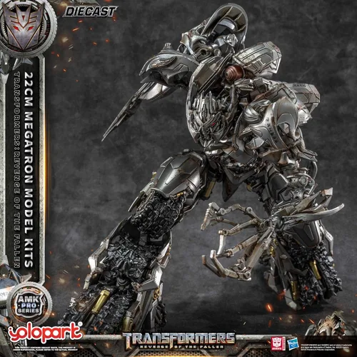 Vista 6 de YOLOPARK Megatron Transformers Juguetes Revenge of The Fallen Figura de Acción - Versión Fundida, Serie AMK PRO 8.66 Pulgadas Kit