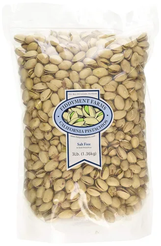 Pistachos con cáscara, sin sal, 3 libras