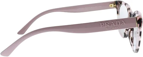 Vista 3 de Prada PR 05WV ROJ1O1 - Lentes de mariposa de plástico rosa Havana de 2008in