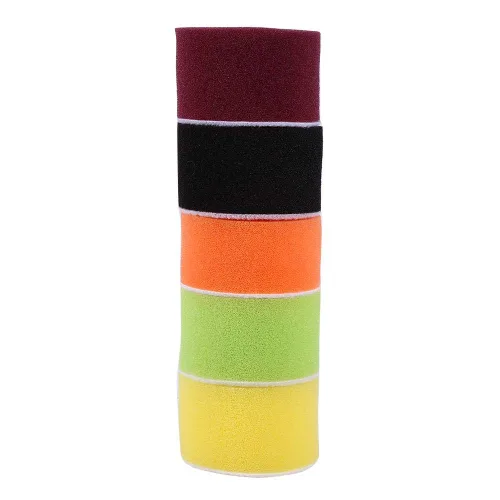 Vista 8 de Almohadillas de pulido, 16pcs 2" esponja plana pulidora Buff Pad Set para lijadora de aire adaptador de taladro pulidor de coche Thread-M6X1