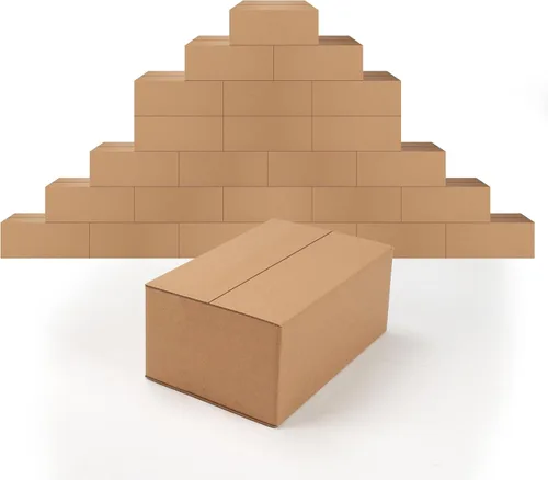 Vista 22 de Edenseelake Paquete de 40 cajas de envío de 6 x 6 x 6 pulgadas, cajas de cartón pequeñas para embalaje, mudanza, correo, color marrón