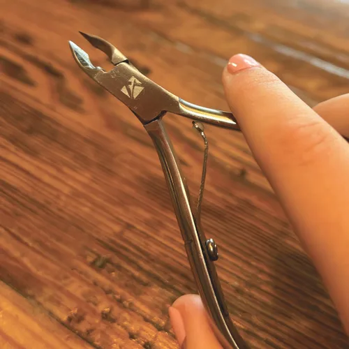 Vista 5 de ClipperPro® - Pinzas de cutícula de acero inoxidable para el cuidado de uñas, pedicura, manicura, herramientas de uñas, herramienta para quitar
