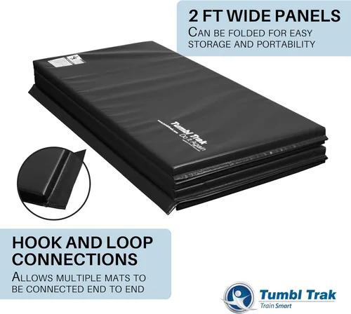 Vista 4 de Tumbl Trak Colchoneta plegable para gimnasia