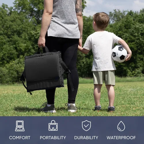 Vista 9 de Everlasting Comfort Asientos de estadio con soporte de respaldo, sillas de espuma viscoelástica ajustables con respaldo y cojín, portátil, cojín