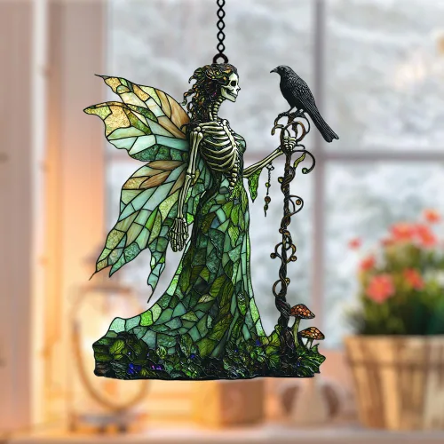 Vista 17 de Cute Sleeping Koala Acrylic Suncatcher - Faux Stained Glass Indoor Window Hanging Ornament, Outdoor Sun Catcher Panel, Home Decor Gift for Koala