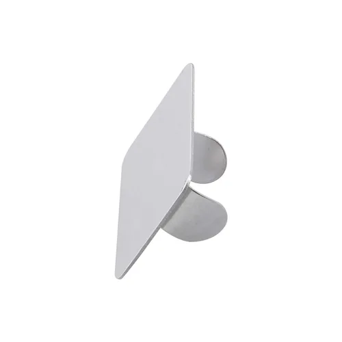 Vista 6 de Minkissy Plato de maquillaje, mini paleta de anillos cosméticos de arte de uñas, paleta de mezcla de base de acero inoxidable con herramienta