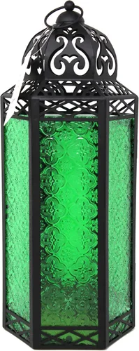Vista 110 de VELA LANTERNS Farol portavelas decorativo, marroquí, gótico, morado, de 10.5 pulgadas, para mesa o colgar, decoración de Ramadán, decoración
