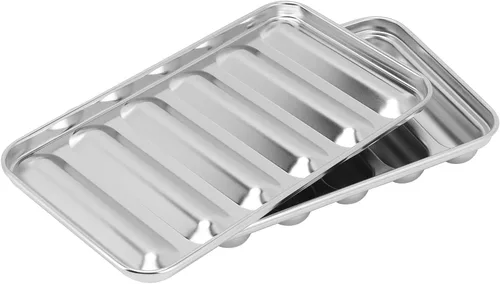 TOPINCN Molde de salchicha, molde de salchicha de acero inoxidable 304 para perros calientes, suplemento alimenticio para bebés, molde de salchicha