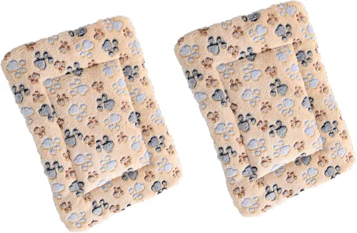 Vista 8 de 2 alfombrillas de cama para mascotas. Cama ultra suave para mascotas (perro/gato) con bonitos estampados. Almohadilla reversible de lana de cordero