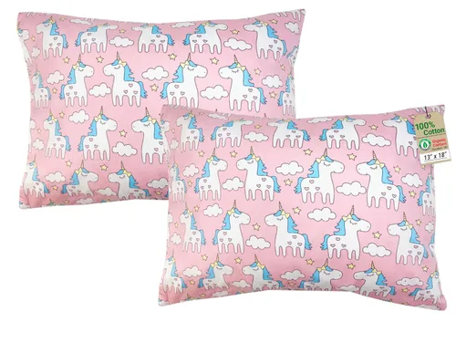 Vista 10 de ZPECC Almohada para niños pequeños con funda de almohada - 13x18 pulgadas Almohada pequeña de algodón orgánico para niños, almohadas de cama suaves