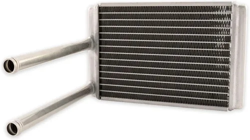 Vista 4 de Scott Drake Núcleo de calentador de aluminio con tubos extendidos, compatible con Ford Mustang 1964-1968, modelo C5DZ-18476-ET