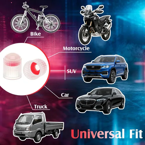 Vista 35 de Outus 20 piezas de tapas de vástago de válvula de neumático, tapas de neumático de plástico universales negras para bicicleta, bicicleta, autos