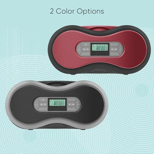 Vista 3 de Core Innovations Boombox de CD Bluetooth portátil con radio FM digital