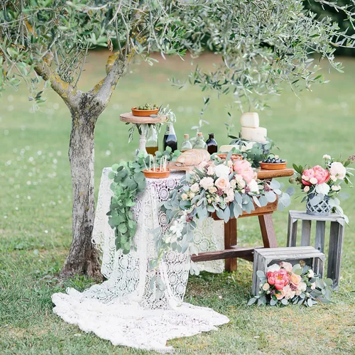 Vista 8 de CQURE Guirnalda de eucalipto, 14 unidades, hojas de eucalipto artificiales, guirnalda de flores para boda, fiesta, mesa, chimenea, dormitorio