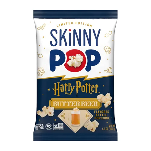 Vista 15 de SkinnyPop Palomitas de maíz, sabor tetera dulce y salado, grano entero, bocadillo sin lácteos, bolsa de 5.3 onzas