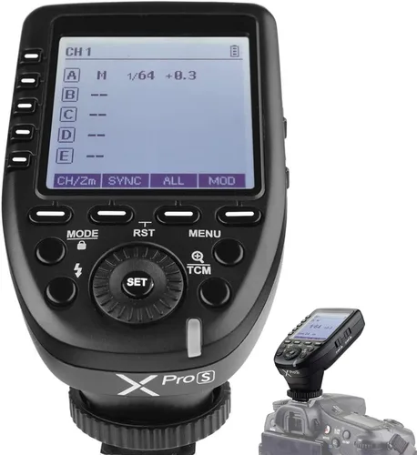 Vista 9 de Godox Disparador de flash inalámbrico X2T-C TTL para Canon - Soporte Bluetooth, 2.4G HSS 1/8000s, 5 botones de grupo separados, nuevo bloqueo