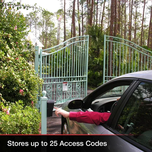 Vista 2 de Gto FM137 teclado digital para portones eléctricos GTO y Mighty Mule, 25 códigos programables, FM137