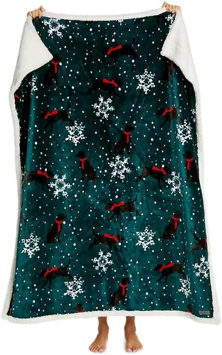 Vista 2 de Eddie Bauer Manta de forro polar Dk Jade talla única regular