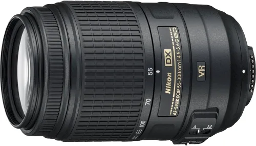 Nikon AF-S DX NIKKOR 55-300mm f/4.5-5.6G ED lente de zoom con reducción de vibración y autofoco para cámaras Nikon DSLR