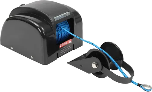 Vista 5 de Cabrestante de anclaje eléctrico para barco con control remoto inalámbrico para anclajes de hasta 45 libras, cabrestante de anclaje automático