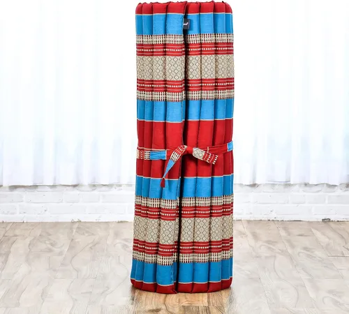 Vista 152 de Leewadee colchón tailandés enrollable para cama de invitados, tapete de yoga, para masaje tailandés, ecológico, orgánico y natural.