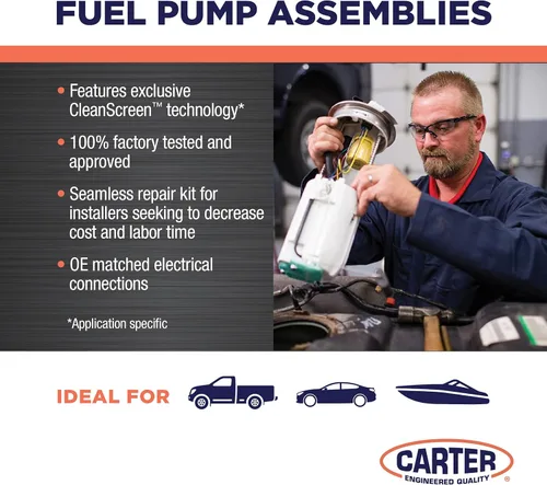Vista 2 de Carter Fuel Systems Reemplazo automotriz 12V (P74792M) de la asamblea del módulo de la bomba de combustible eléctrica
