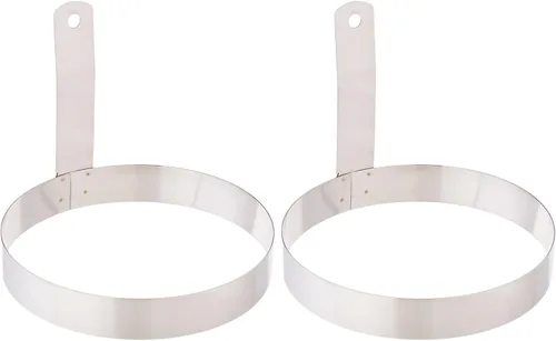 Vista 3 de Winco Anillo para huevo redondo, 6 pulgadas, acero inoxidable