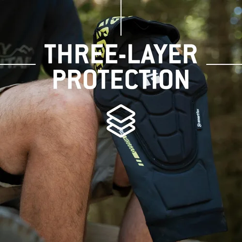 Vista 2 de G-Form Pro-Rugged 2 Rodilleras MTB – Rodilleras de compresión para protección, cómodas para hombres y mujeres, protectores transpirables y duraderos