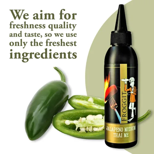 Vista 5 de Castillo de Pinar Jalapeño Medium Thai Me 5.1 fl oz por FROGGIT Non GMO