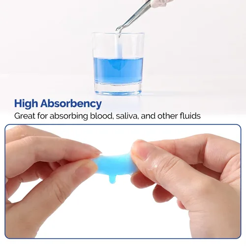 Vista 3 de JMU 50 rollos de algodón dental de 1.5 pulgadas para boca no estériles, tapones para sangrado nasal #2