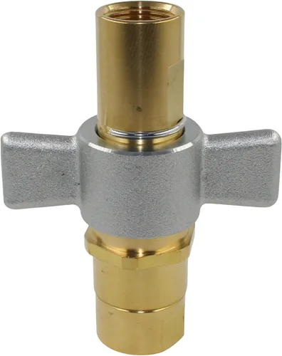 Vista 6 de Acoplador/acoplamiento hidráulico de desconexión rápida hidráulica de 1 "NPT de línea húmeda Tuerca de ala de acoplamiento/conjunto de acoplamiento