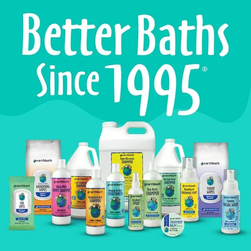 Vista 6 de earthbath, Champú de manteca de karité – Champú para perros, a base de plantas, libre de crueldad, vegano, sin gluten, sin OMG, fabricado en Estados