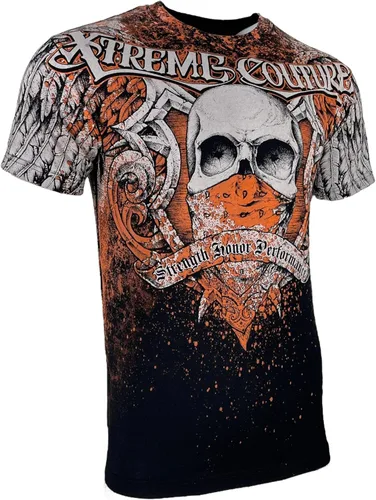 Vista 6 de Xtreme Couture by Affliction - Camiseta ortodoxa con calavera para hombre