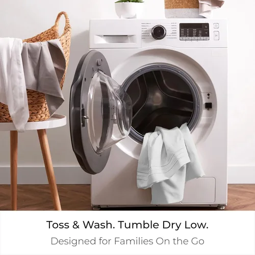 Vista 6 de Mellanni - Juego de sábanas individual de 4 piezas de la colección icónica, (incluyendo 2 fundas de almohada), bolsillo profundo de 16 pulgadas