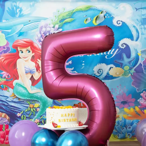 Vista 209 de Globos de número naranja de 40 pulgadas gigantes de aluminio de helio para decoraciones de fiesta de cumpleaños