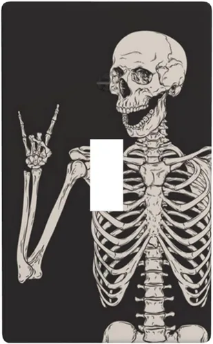 Vista 25 de Cubierta decorativa de interruptor de luz basculante doble de béisbol, placa de pared de 2 gang, cubierta de toma de corriente eléctrica, placa