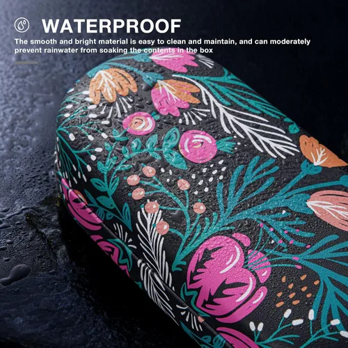 Vista 5 de molshine Estuche rígido para gafas de sol, estuche clásico para gafas grandes para mujeres y hombres,Gafas de sol