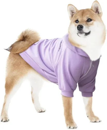 Vista 43 de Camisetas a rayas para perros medianos, ropa sin mangas, camiseta sin mangas, chaleco para Schnauzer, Shiba Inu, rojo, grande