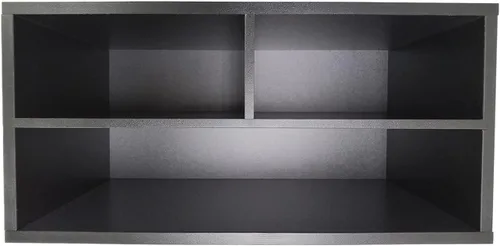 Vista 4 de FixtureDisplays Estante para impresora con organizador de papel de escritorio de madera para el hogar y la oficina, elevador de impresora, 2