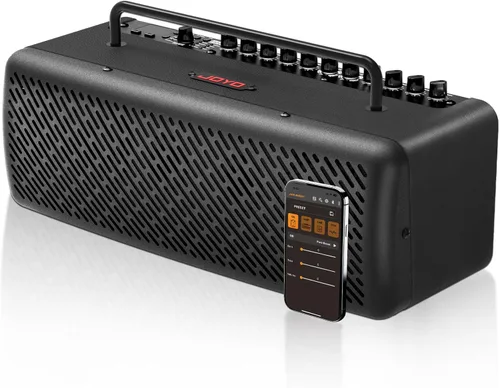 JOYO Amplificador de Guitarra de Escritorio Portátil de 40W, Amplificador de Guitarra Combo Profesional, Transmisión en Vivo y Grabación con 8