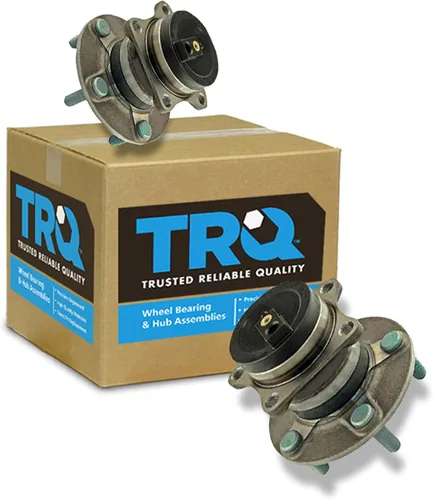 Vista 139 de TRQ Conjunto de rodamiento y cubo de rueda delantera de 2 piezas compatible con Chevrolet Trailblazer 02-09, Trailblazer EXT 02-06, GMC Envoy 02-09