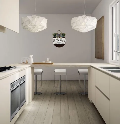 Vista 16 de Letrero de madera con texto en inglés "This Kitchen is Seasoned with Love" (This Kitchen is Seasoned with Love), decoración de casa de campo