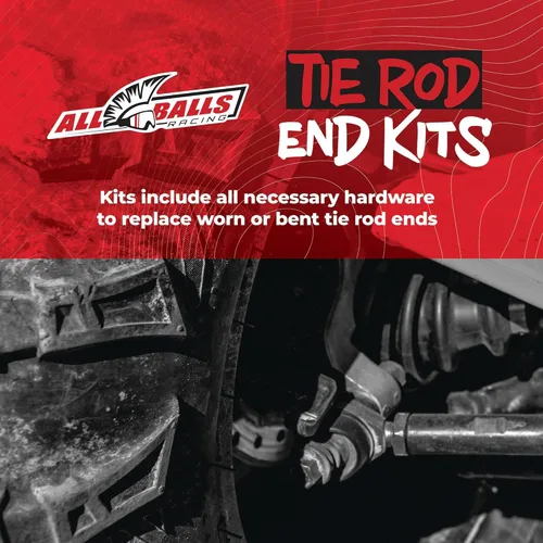 Vista 3 de All Balls Racing 51-1006 Kit de extremo de barra de acoplamiento compatible con/repuesto para Honda Kawasaki