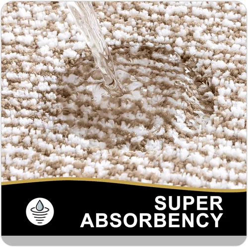 Vista 130 de OLANLY Alfombras de baño 30x20, tapete de baño de microfibra extra suave y absorbente, antideslizante, lavable a máquina, secado rápido, alfombra