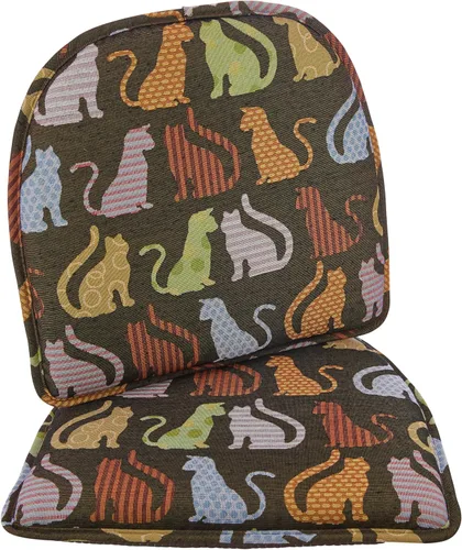 Vista 35 de Klear Vu Raindrop The Gripper - Cojines antideslizantes para silla, suaves y cómodos, almohadillas para asiento, almohadón para cocina, comedor u